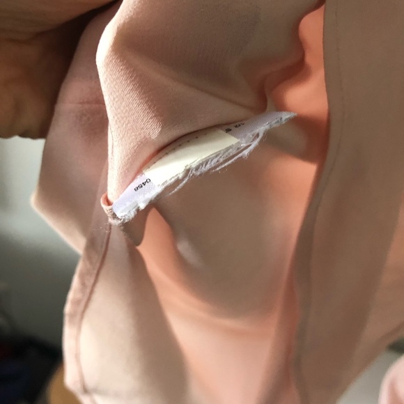 BANANA REPUBLIC Silk Pink Blouse XSmall - Picture 9 of 16
